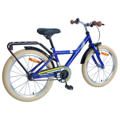 Bicicletta per Bambini 24 Pollici per 8-12 anni Blu Scuro | homemem39