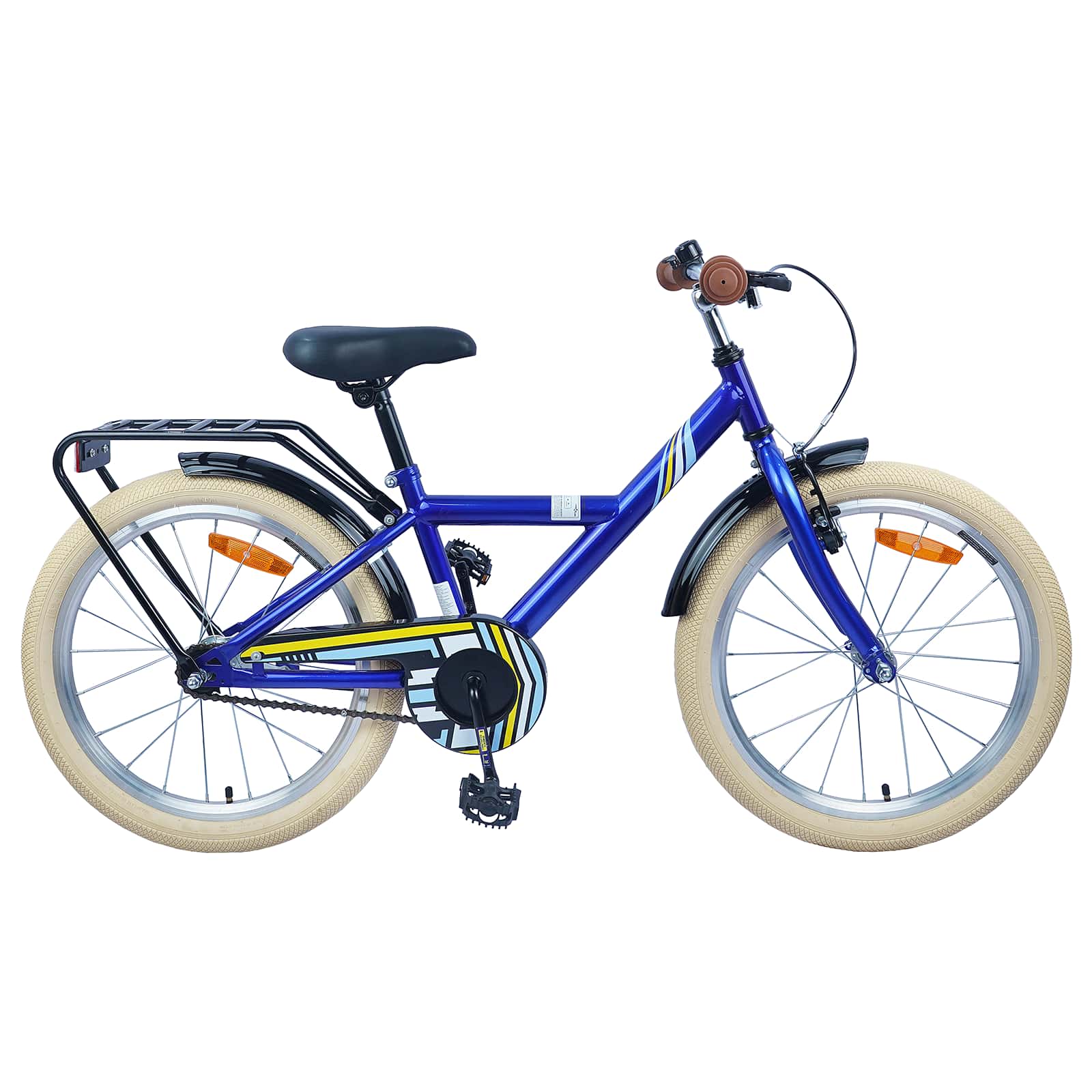 Bicicletta per Bambini 24 Pollici per 8-12 anni Blu Scuro | homemem39