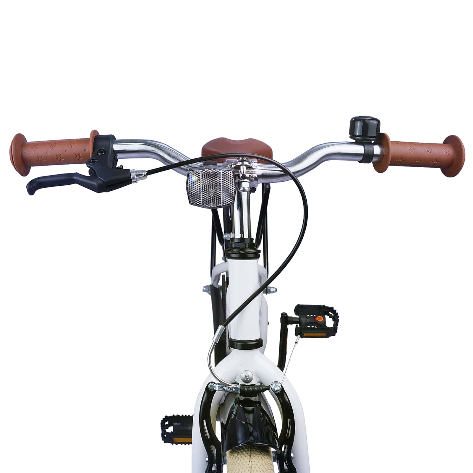 Bicicletta per Bambini 24 Pollici per 8-12 anni Bianco | homemem39