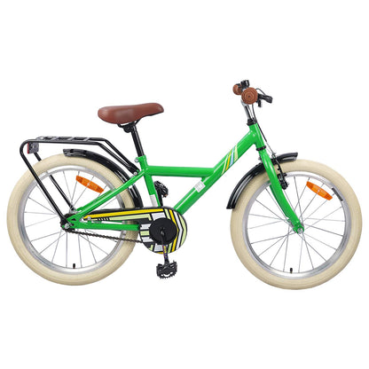 Bicicletta per Bambini 24 Pollici per 8-12 anni Verde | homemem39