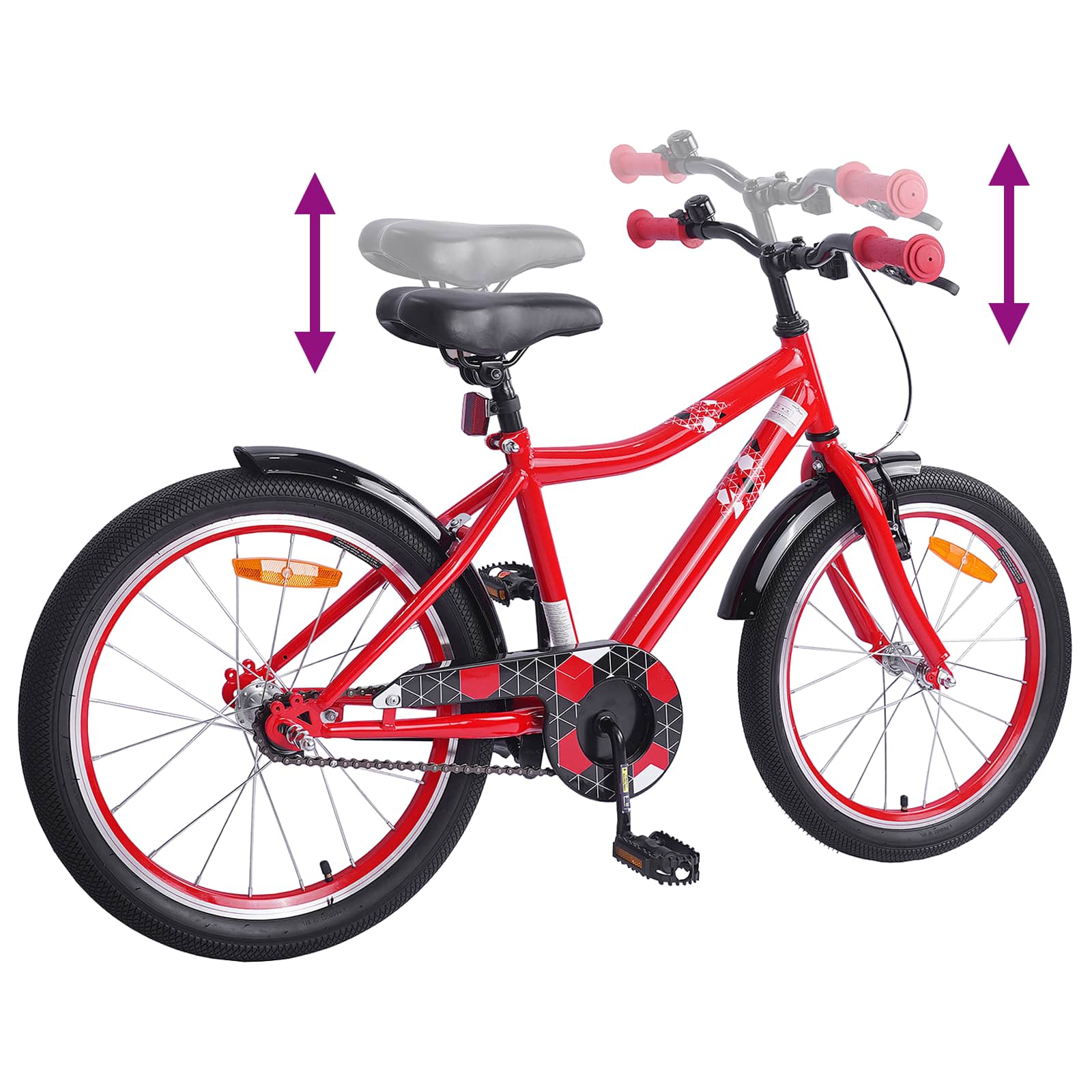 Bicicletta per Bambini 18 Pollici per bambini dai 5 ai 7 anni | homemem39