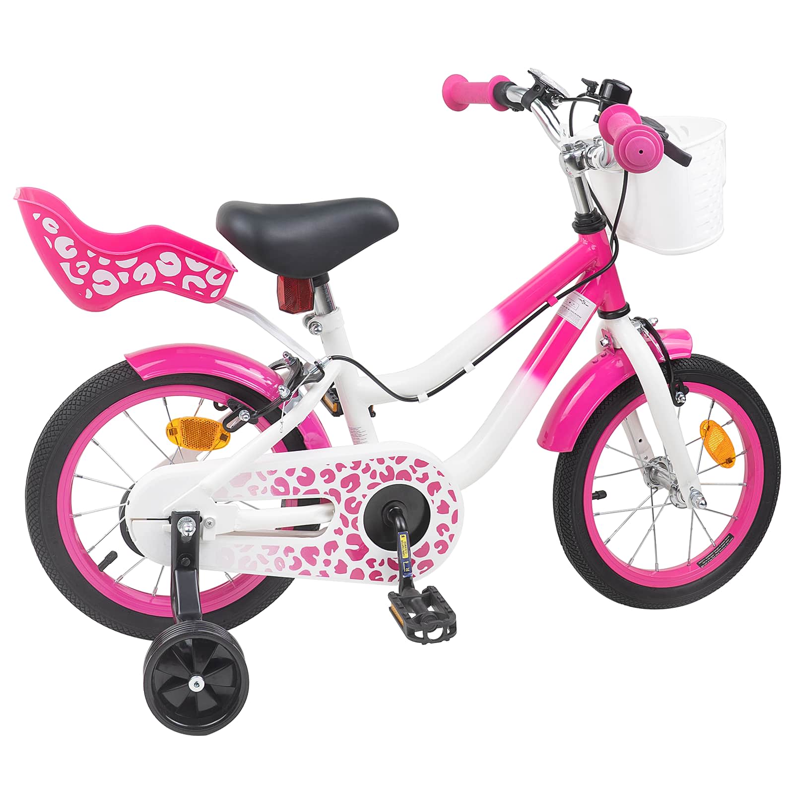 Bicicletta per Bambini 12 Pollici per bambini di 2-4 anni Rosa | homemem39