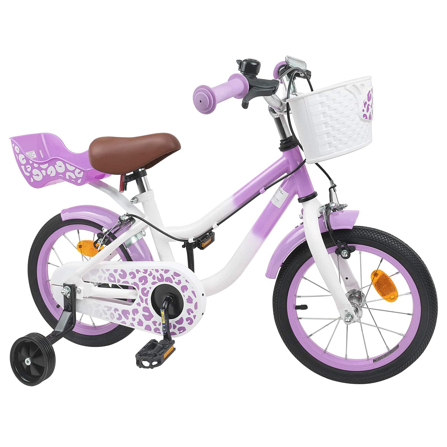 Bicicletta per Bambini 12 Pollici per bambini di 2-4 anni Viola | homemem39