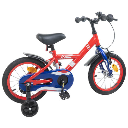 Bicicletta per Bambini 12 Pollici per bambini di 2-4 anni Rosso | homemem39