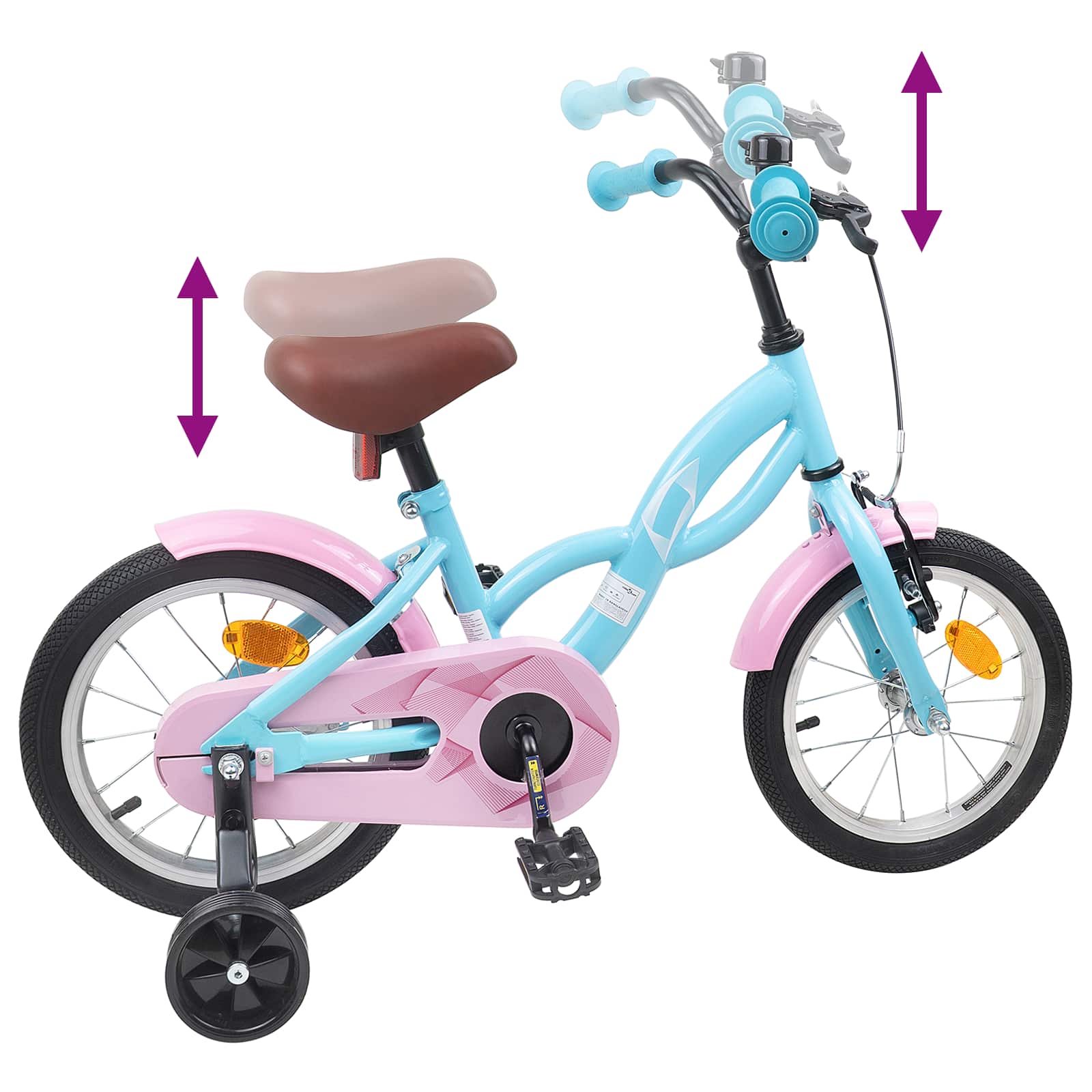 Bicicletta per Bambini 12 Pollici per bambini di 2-4 anni | homemem39