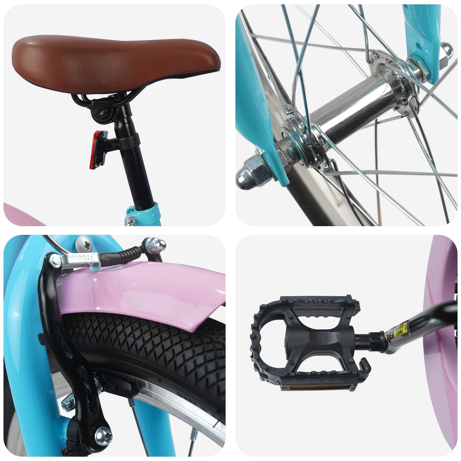 Bicicletta per Bambini 18 Pollici per bambini dai 5 ai 7 anni | homemem39