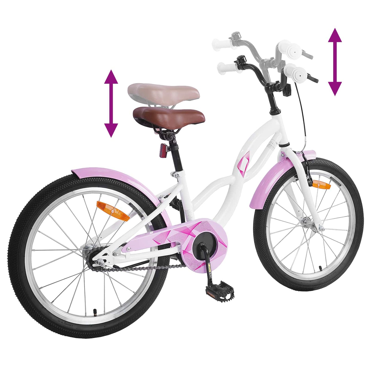 Bicicletta per Bambini 18 Pollici per bambini dai 5 ai 7 anni | homemem39