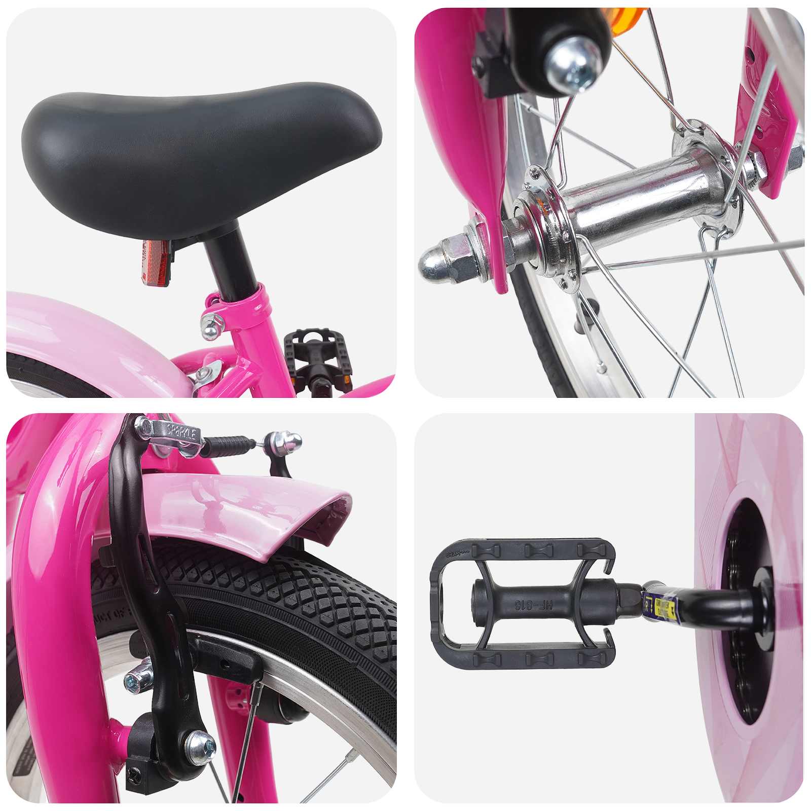 Bicicletta per Bambini 12 Pollici per bambini di 2-4 anni | homemem39