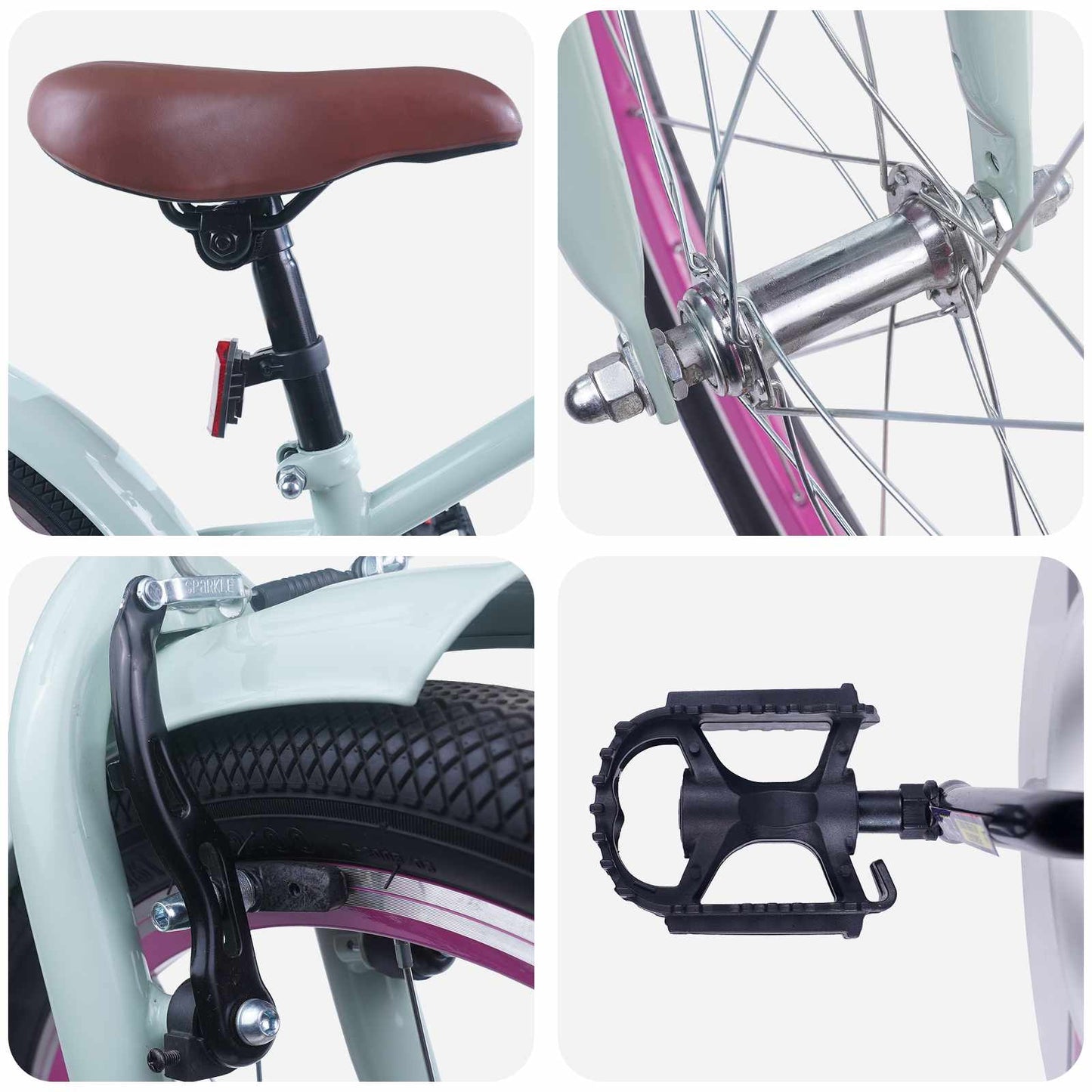 Bicicletta per Bambini 18 Pollici per bambini dai 5 ai 7 anni | homemem39