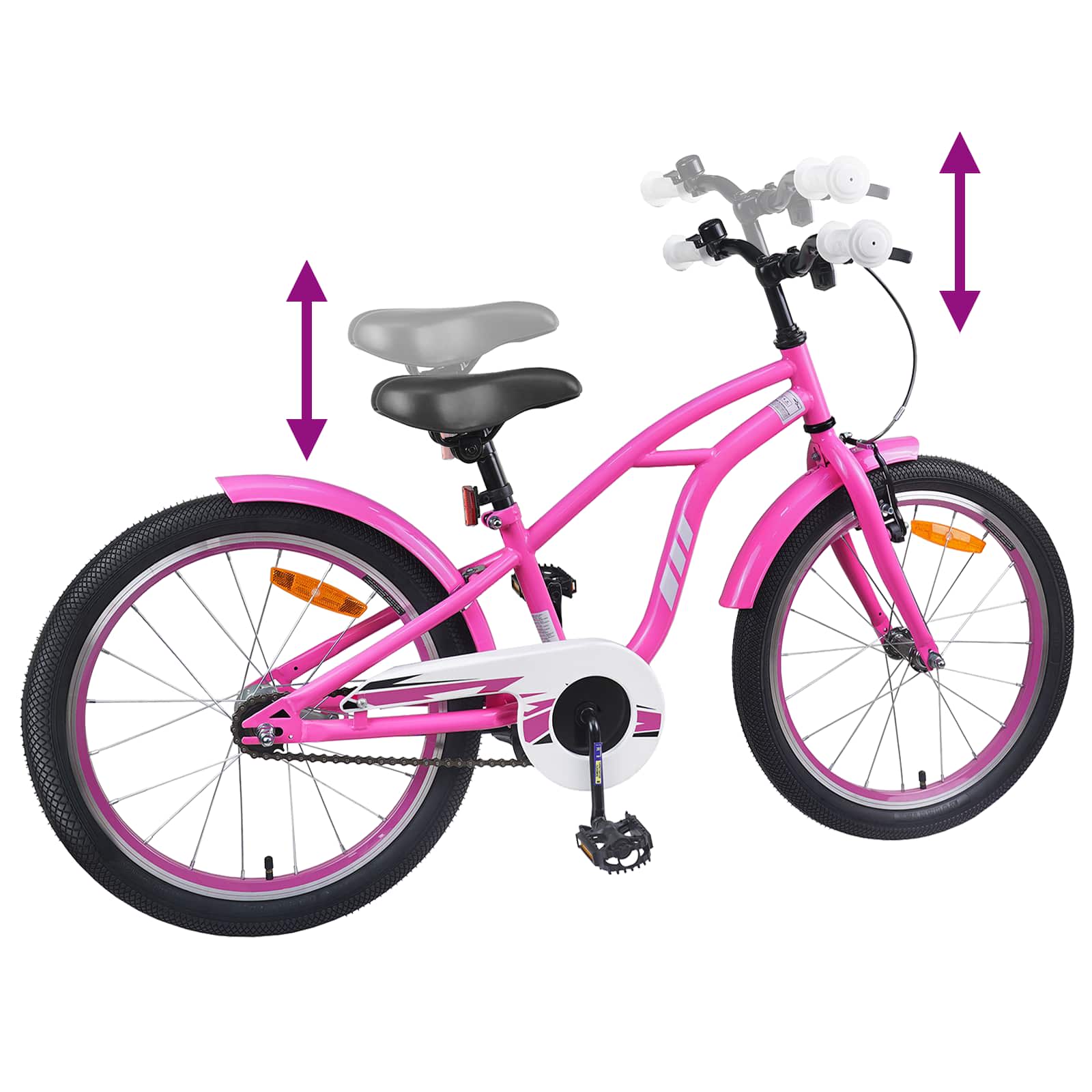 Bicicletta per Bambini 18 Pollici per bambini dai 5 ai 7 anni | homemem39