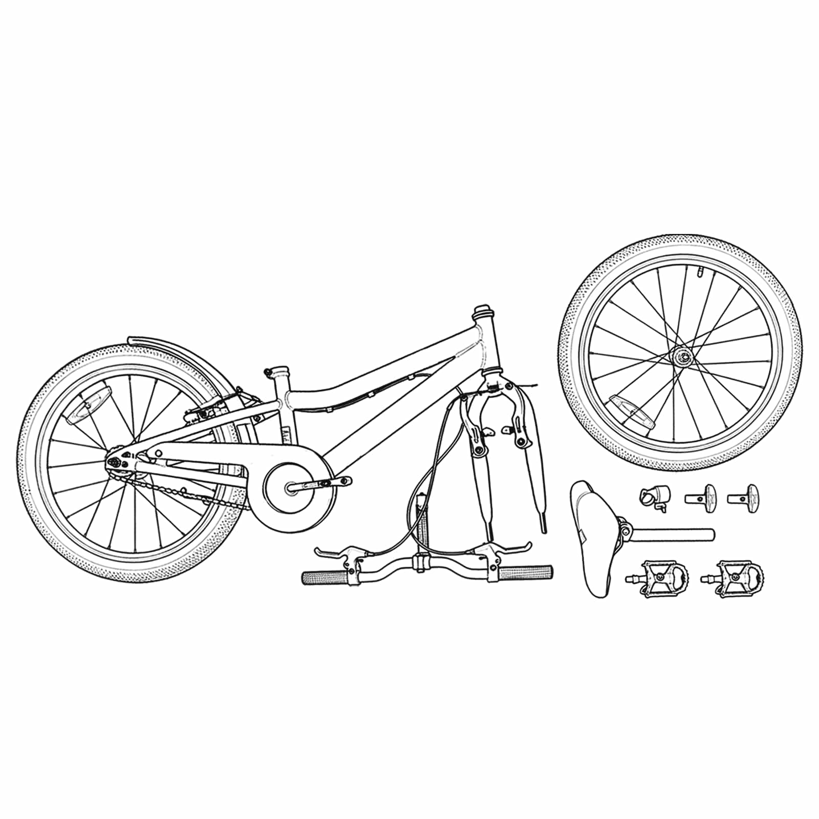 Mountain Bike 20 Pollici 6-Velocità per 5-8 anni Verde | homemem39