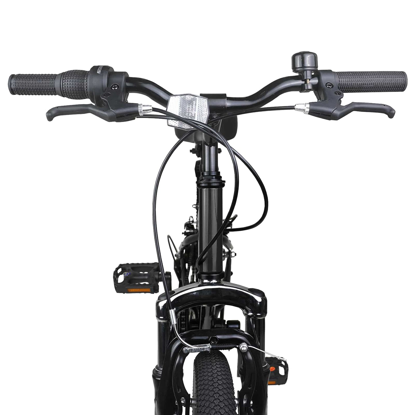 Mountain Bike 24 Pollici 6-Velocità per 8-12 anni Nero | homemem39