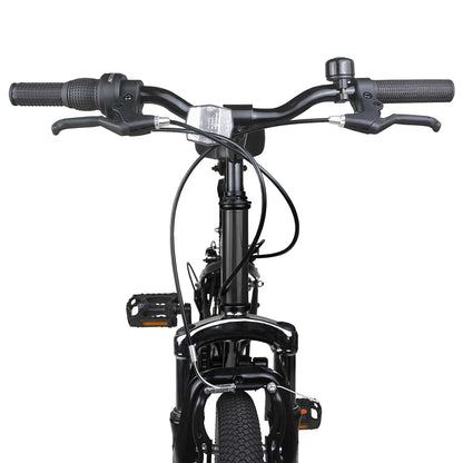 Mountain Bike 24 Pollici 6-Velocità per 8-12 anni Nero | homemem39