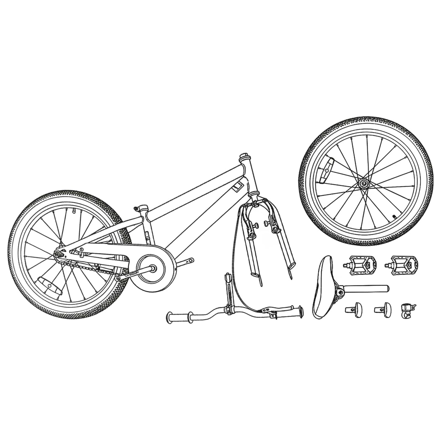 Mountain Bike 24 Pollici 6-Speed per bambini dai 8 ai 12 anni