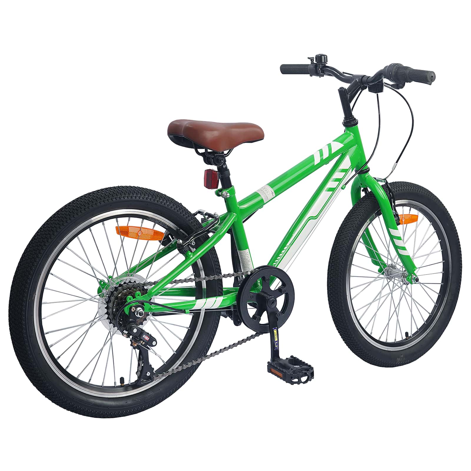 Mountain Bike 20 Pollici 6-Speed per bambini di 5-8 anni Verde | homemem39