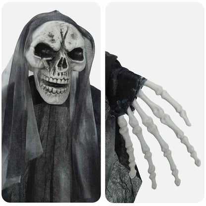 Fantasma appeso di Halloween 3 pcs Nero 66 x 110 cm Poliestere