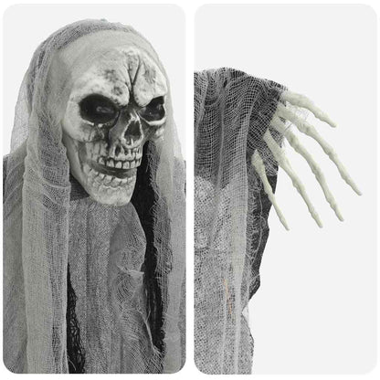 Fantasma appeso di Halloween 3 pcs Nero 66 x 110 cm Poliestere