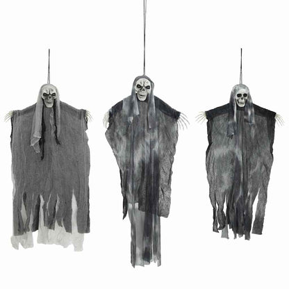 Fantasma appeso di Halloween 3 pcs Nero 66 x 110 cm Poliestere