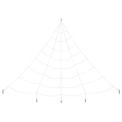 Decorazione di Halloween con ragni e ragnatele 2 pcs