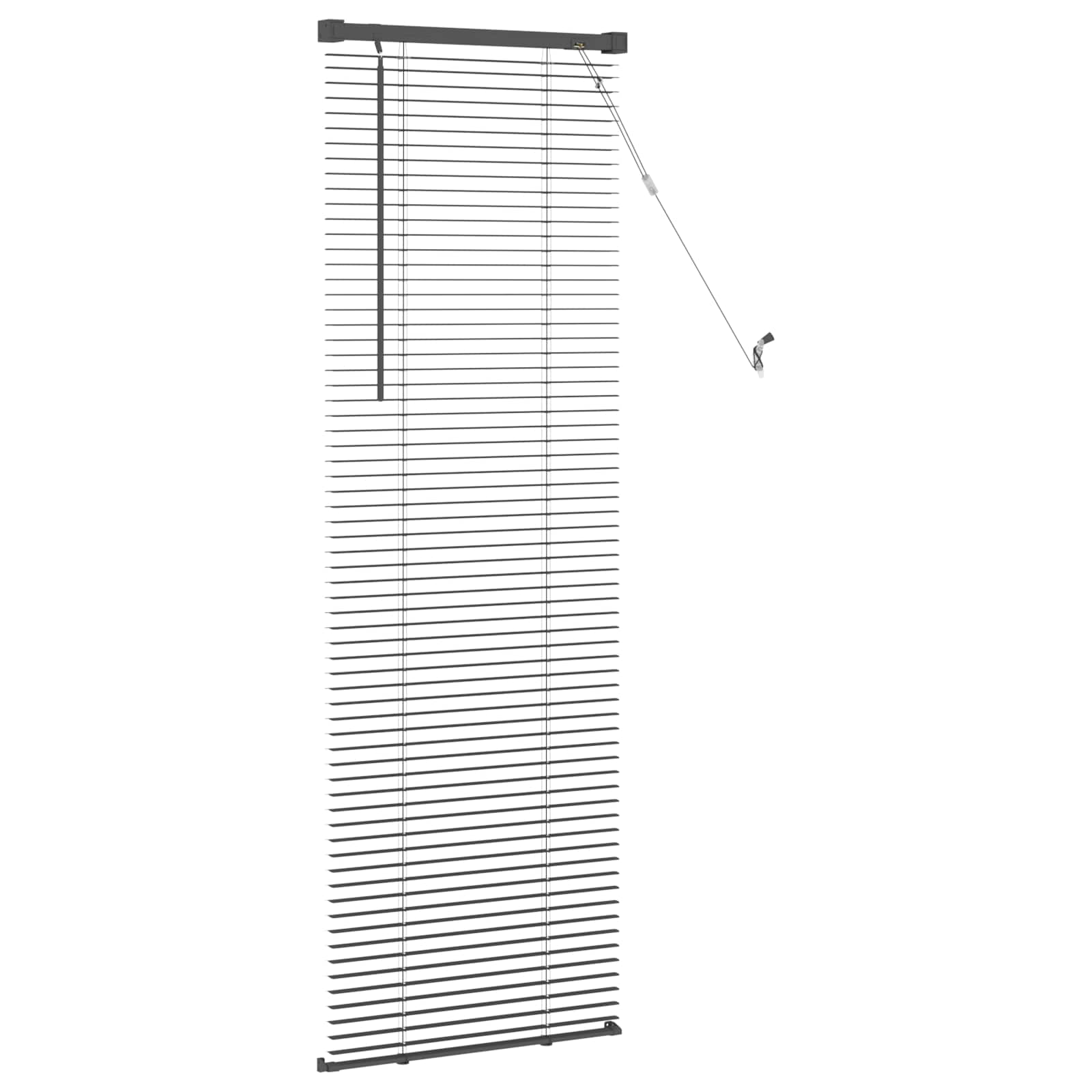 Tenda Veneziana Grigio Argento 150 x 40 cm 25 mm PVC | homemem39