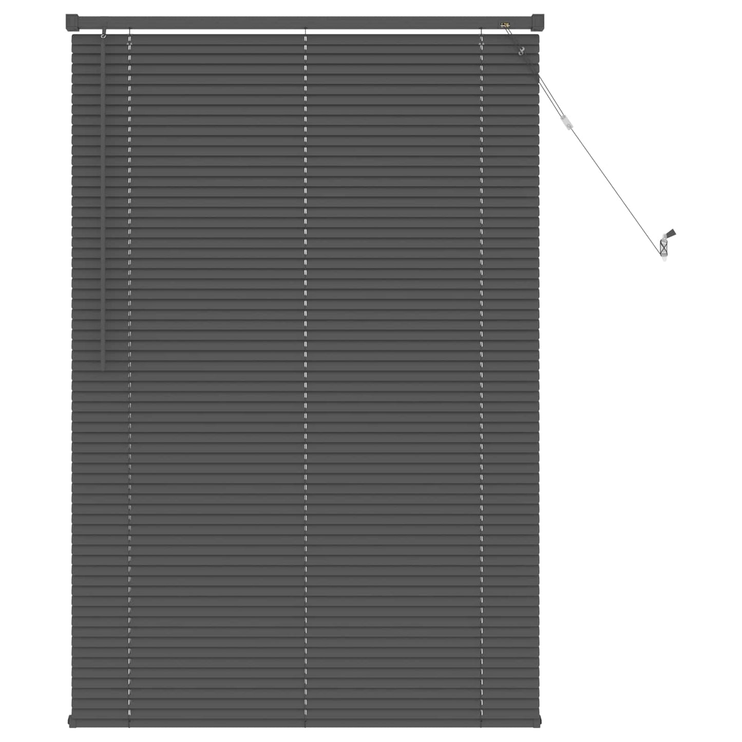 Tenda Veneziana Grigio Argento 150 x 70 cm 25 mm PVC
