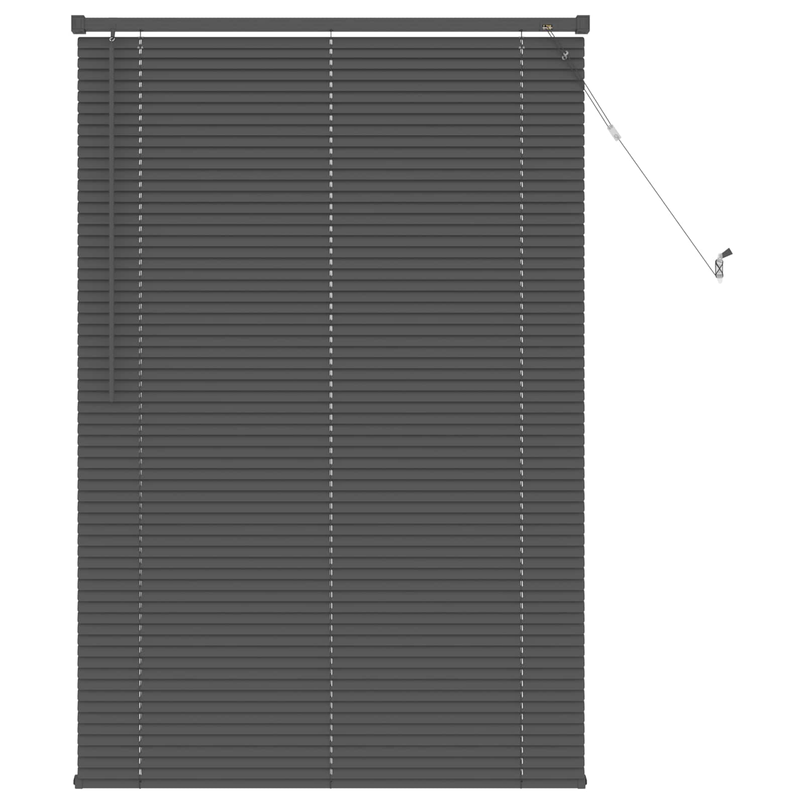 Tenda Veneziana Grigio Argento 150 x 100 cm 25 mm PVC | homemem39