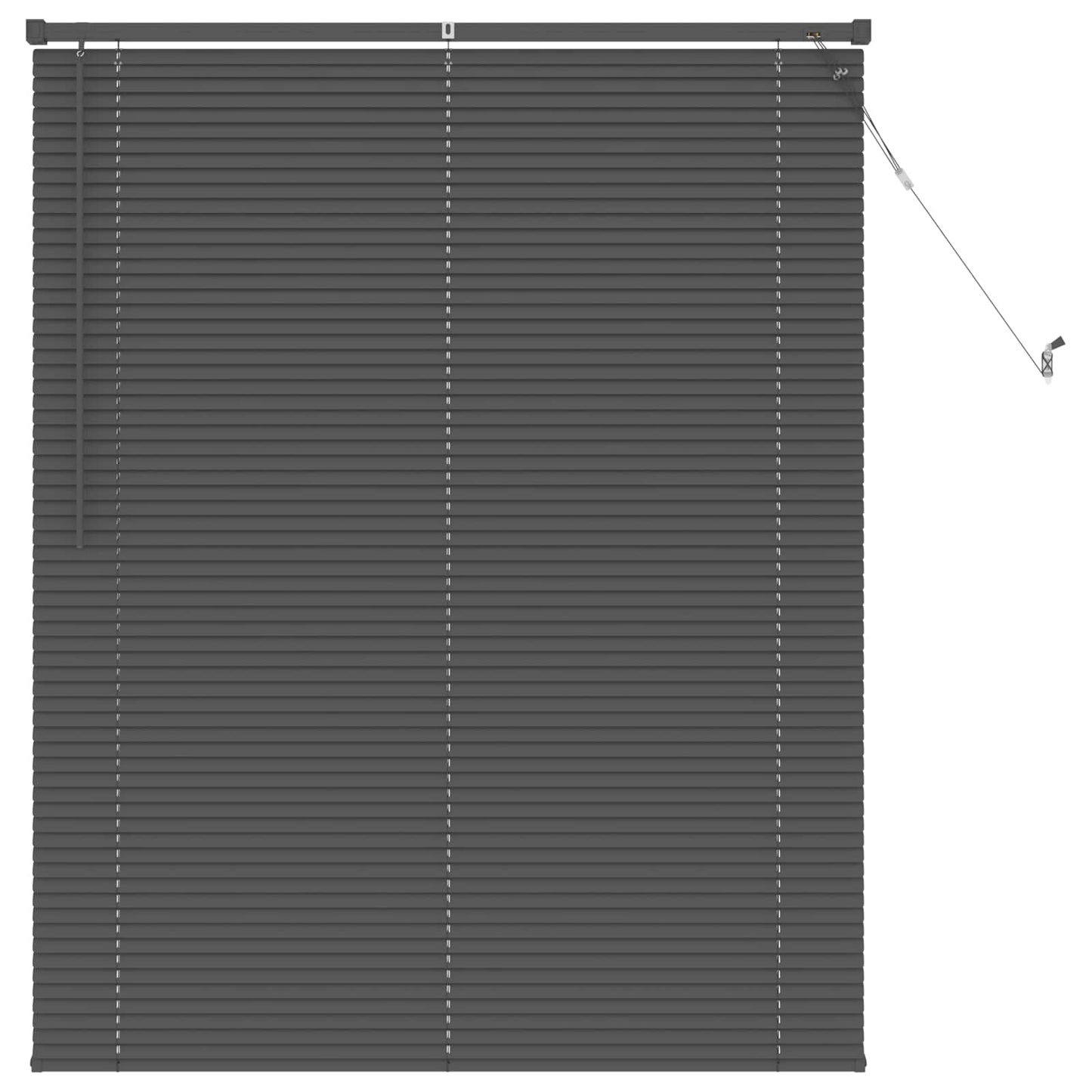 Tenda Veneziana Grigio Argento 150 x 110 cm 25 mm PVC | homemem39