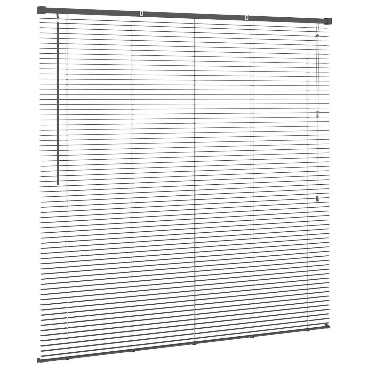 Tenda Veneziana Grigio Argento 150 x 130 cm 25 mm PVC | homemem39