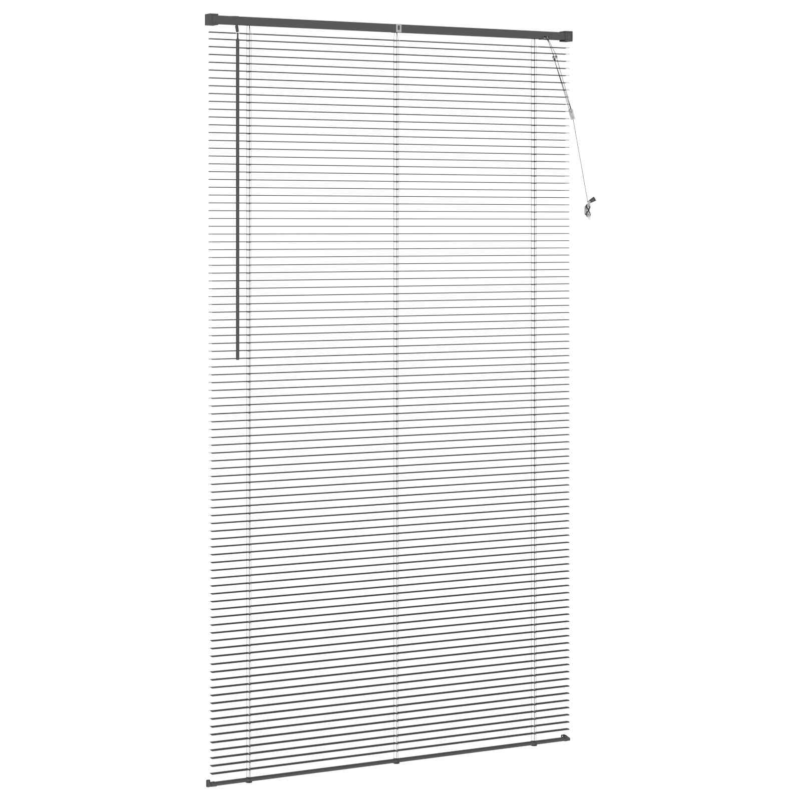 Tenda Veneziana Grigio Argento 213 x 110 cm 25 mm PVC | homemem39