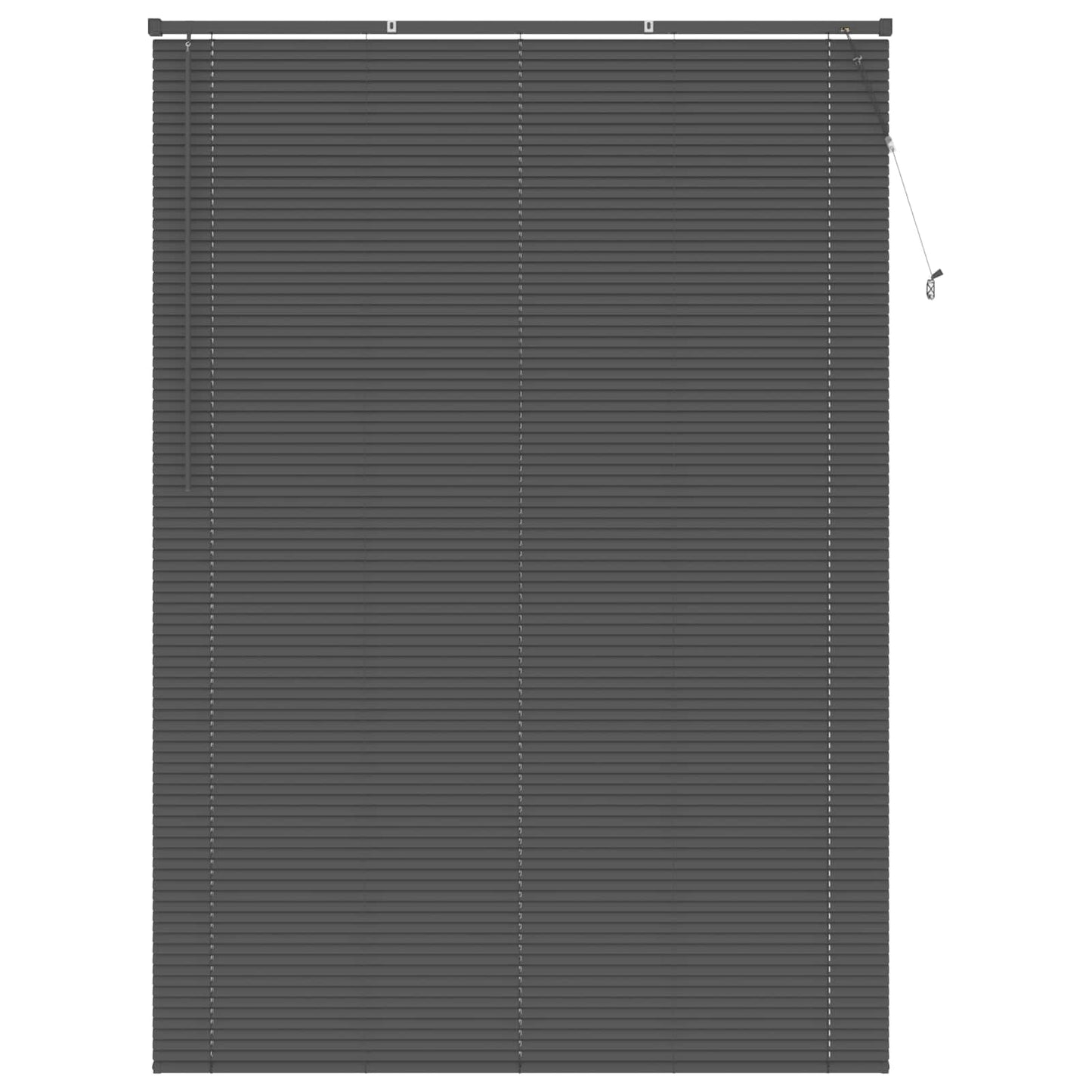 Tenda Veneziana Grigio Argento 213 x 130 cm 25 mm PVC | homemem39