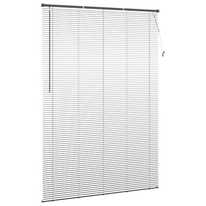Tenda Veneziana Grigio Argento 213 x 150 cm 25 mm PVC | homemem39