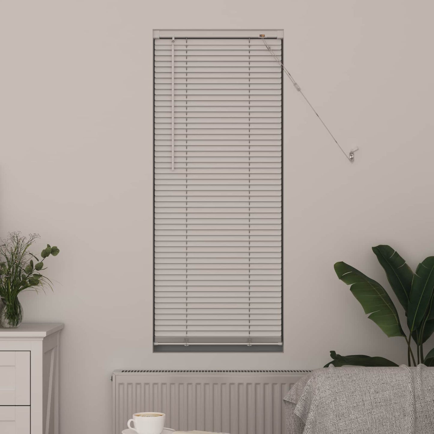 Tenda Veneziana Bianco 150 x 60 cm 25 mm PVC | homemem39