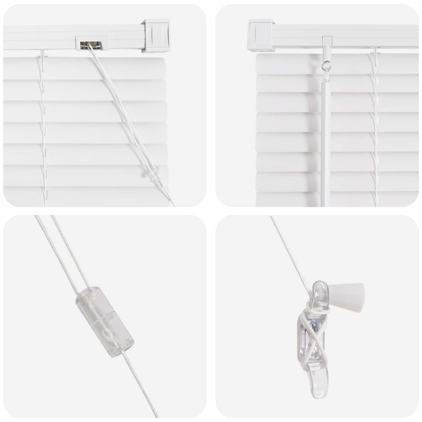 Tenda Veneziana Bianco 150 x 70 cm 25 mm PVC | homemem39
