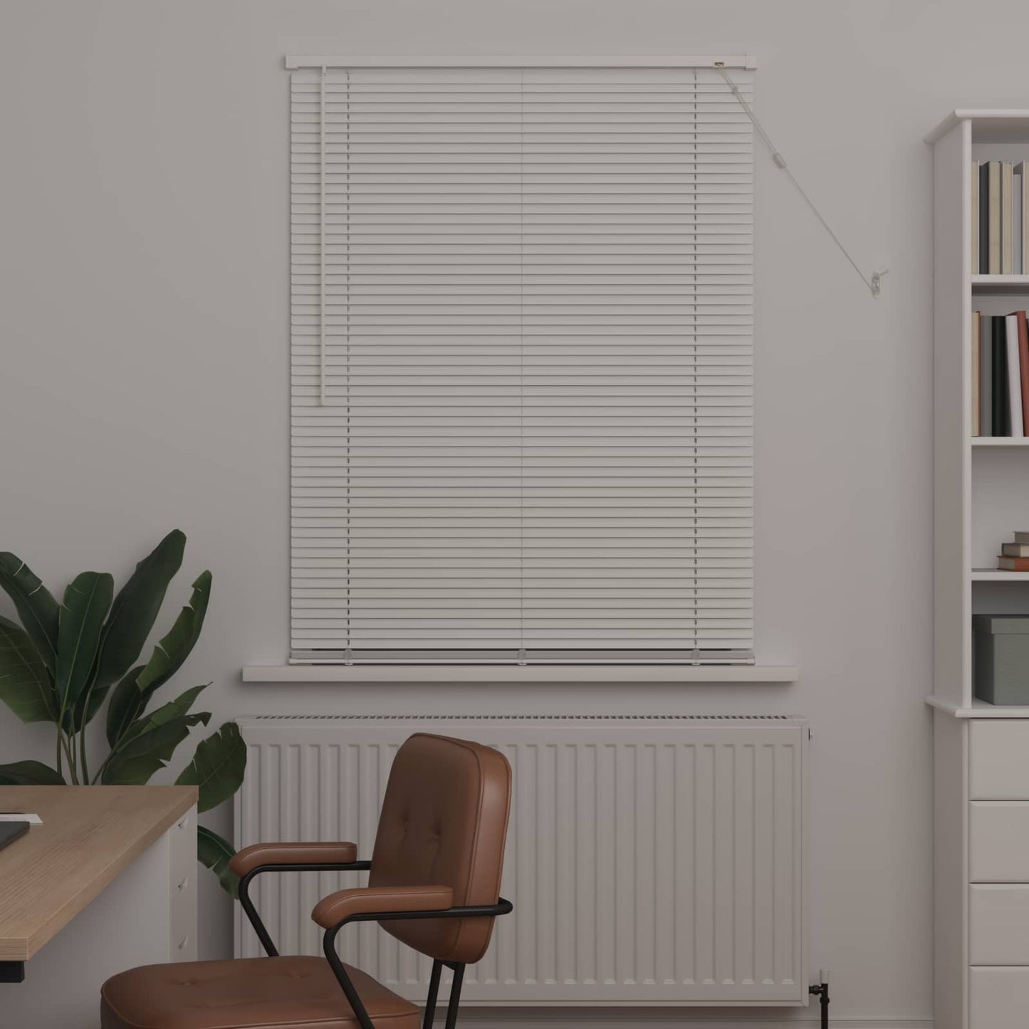 Tenda Veneziana Bianco 150 x 70 cm 25 mm PVC | homemem39