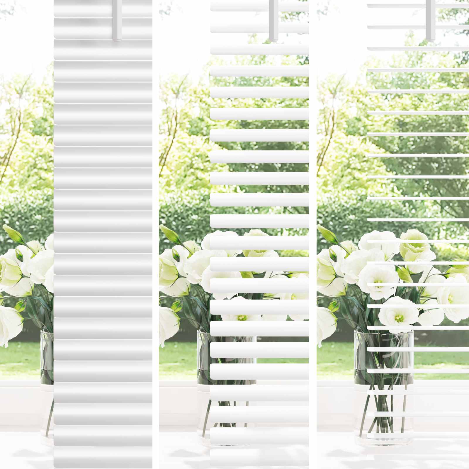 Tenda Veneziana Bianco 150 x 70 cm 25 mm PVC | homemem39