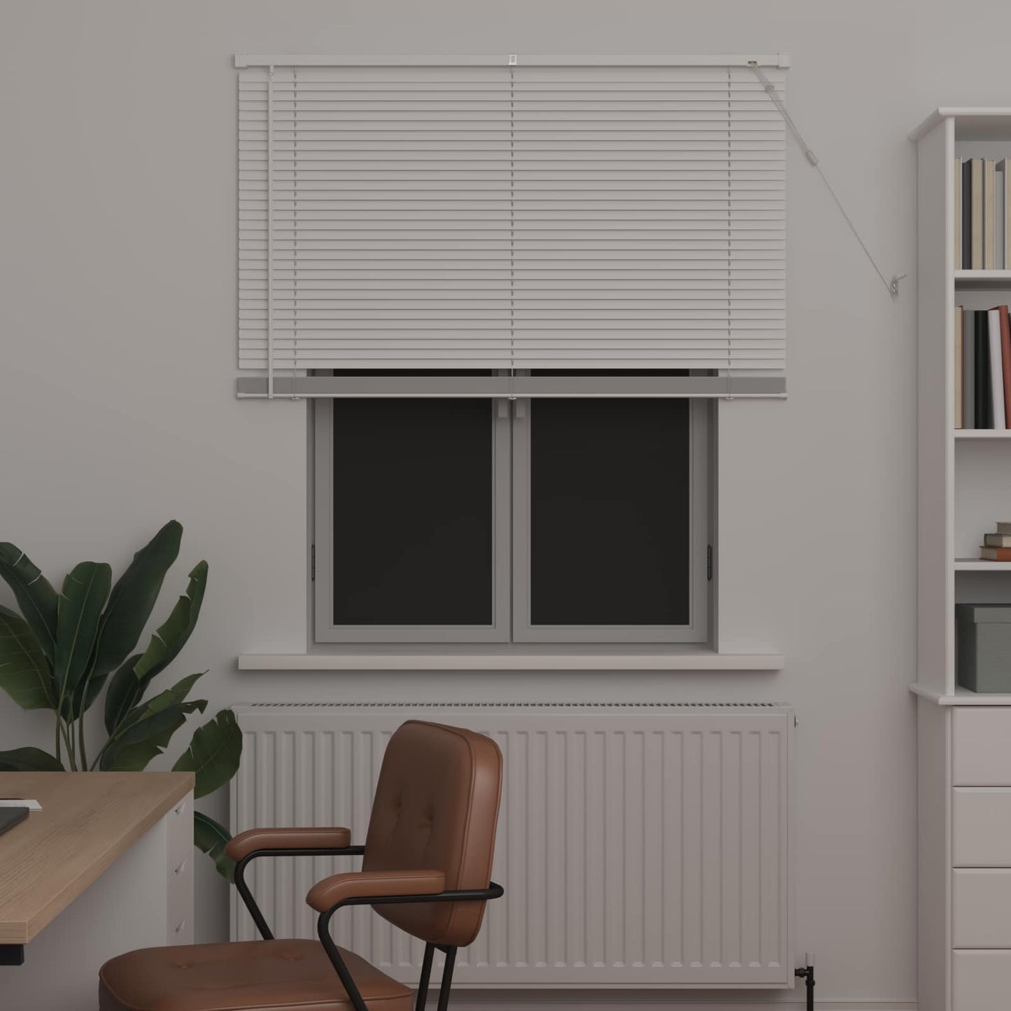 Tenda Veneziana Bianco 150 x 110 cm PVC | homemem39