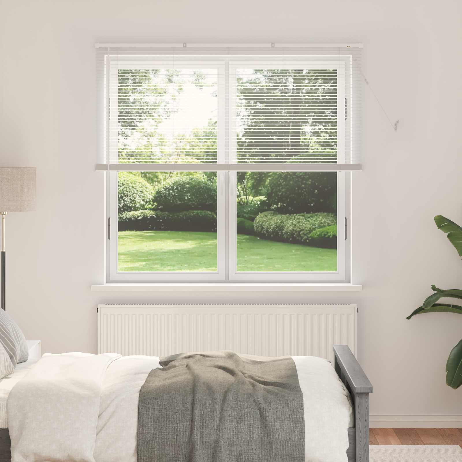 Tenda Veneziana Bianco 150 x 140 cm PVC | homemem39