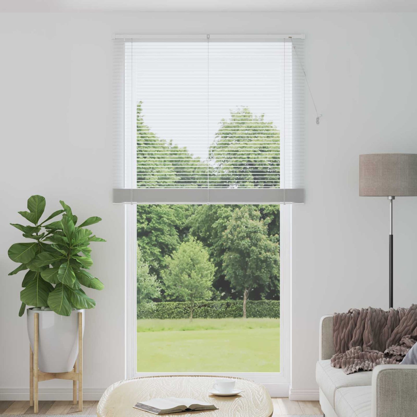 Tenda Veneziana Bianco 213 x 110 cm PVC | homemem39