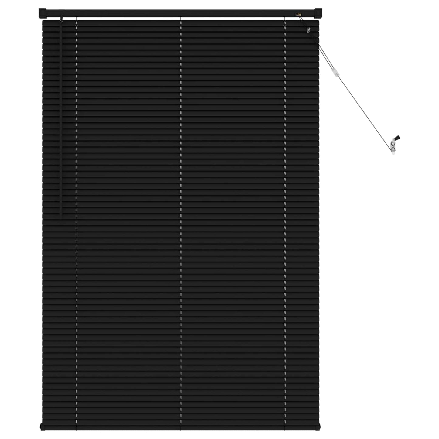Tenda Veneziana Nero 150 x 80 cm 25 mm PVC