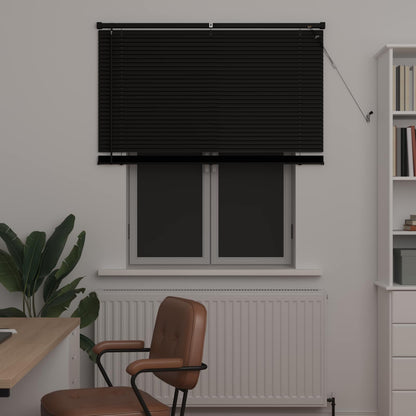 Tenda Veneziana Nero 150 x 110 cm 25 mm PVC