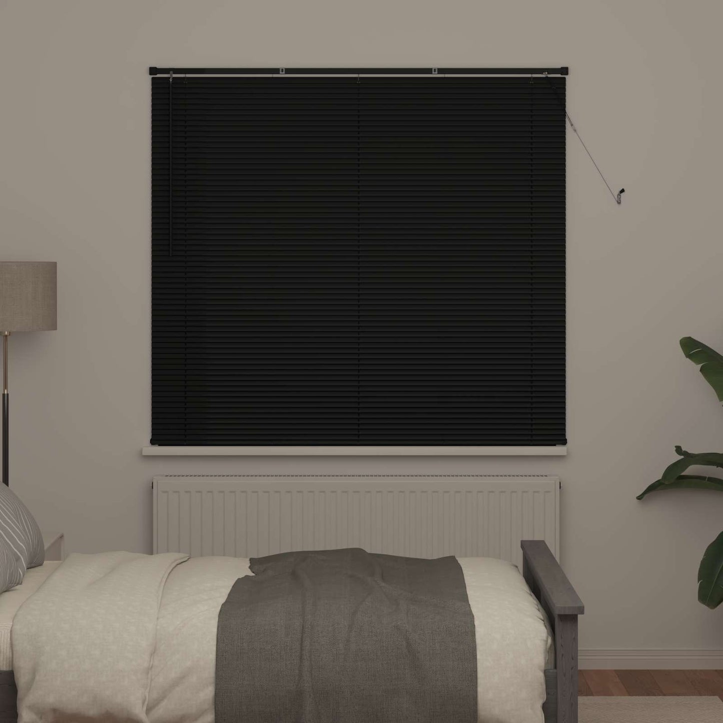 Tenda Veneziana Nero 150 x 160 cm PVC | homemem39