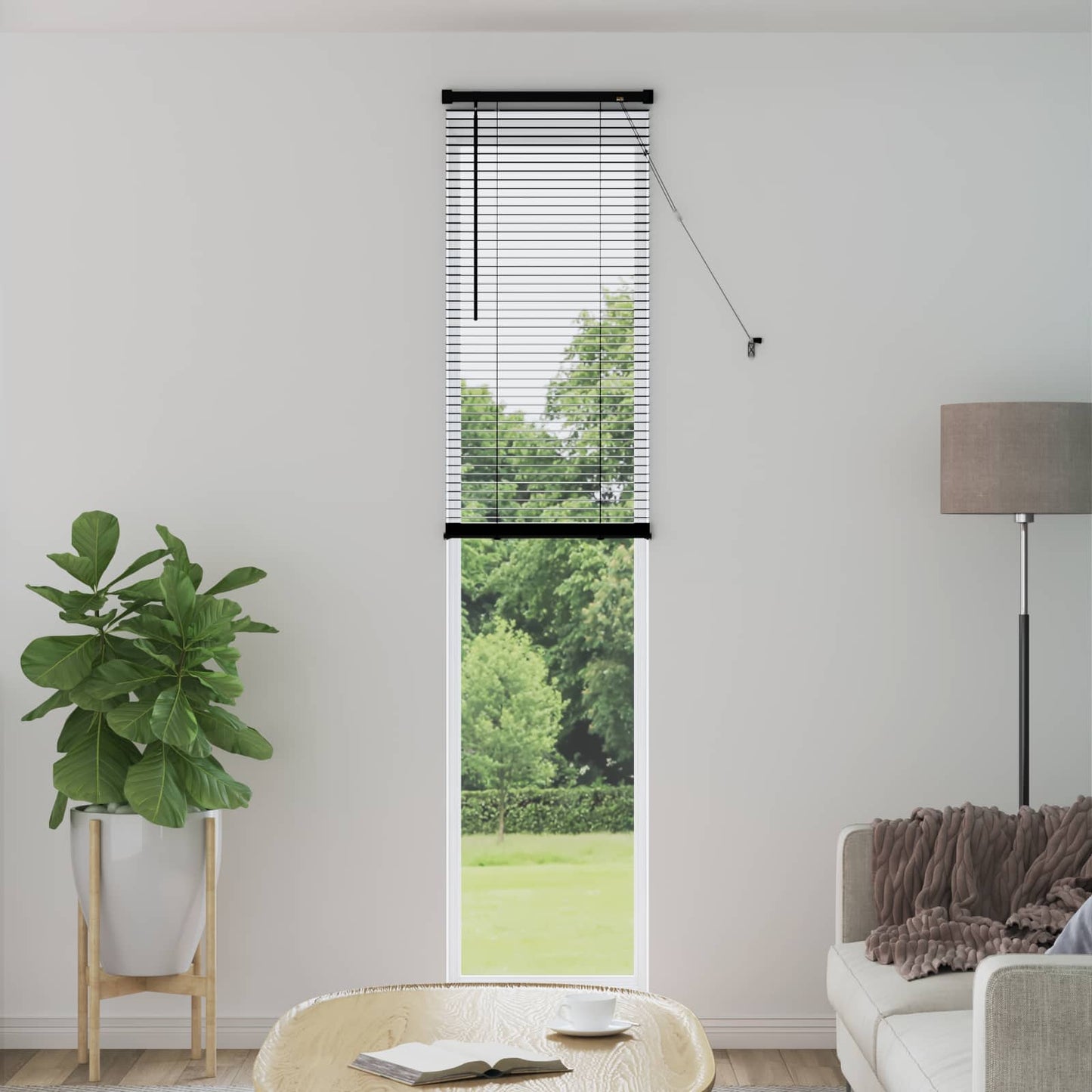Tenda Veneziana Nero 213 x 40 cm PVC | homemem39