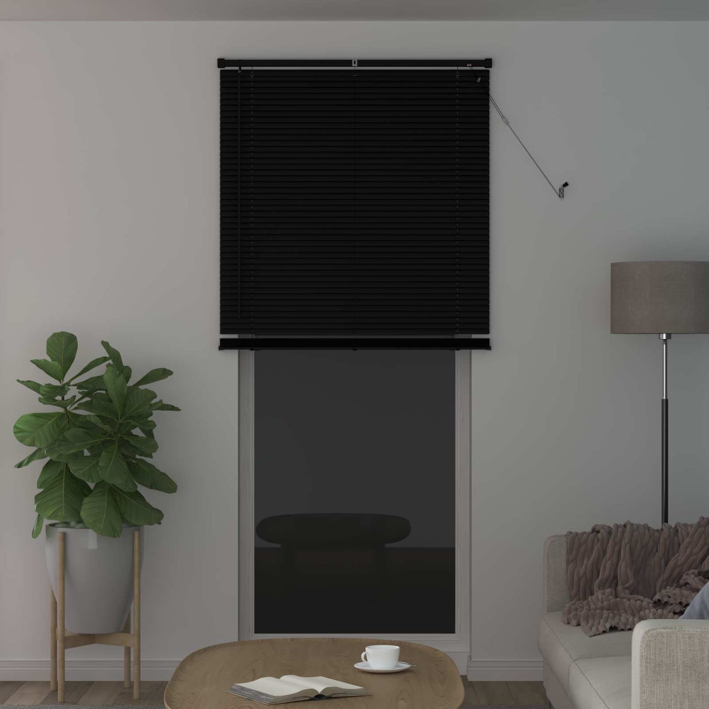 Tenda Veneziana Nero 213 x 90 cm PVC | homemem39