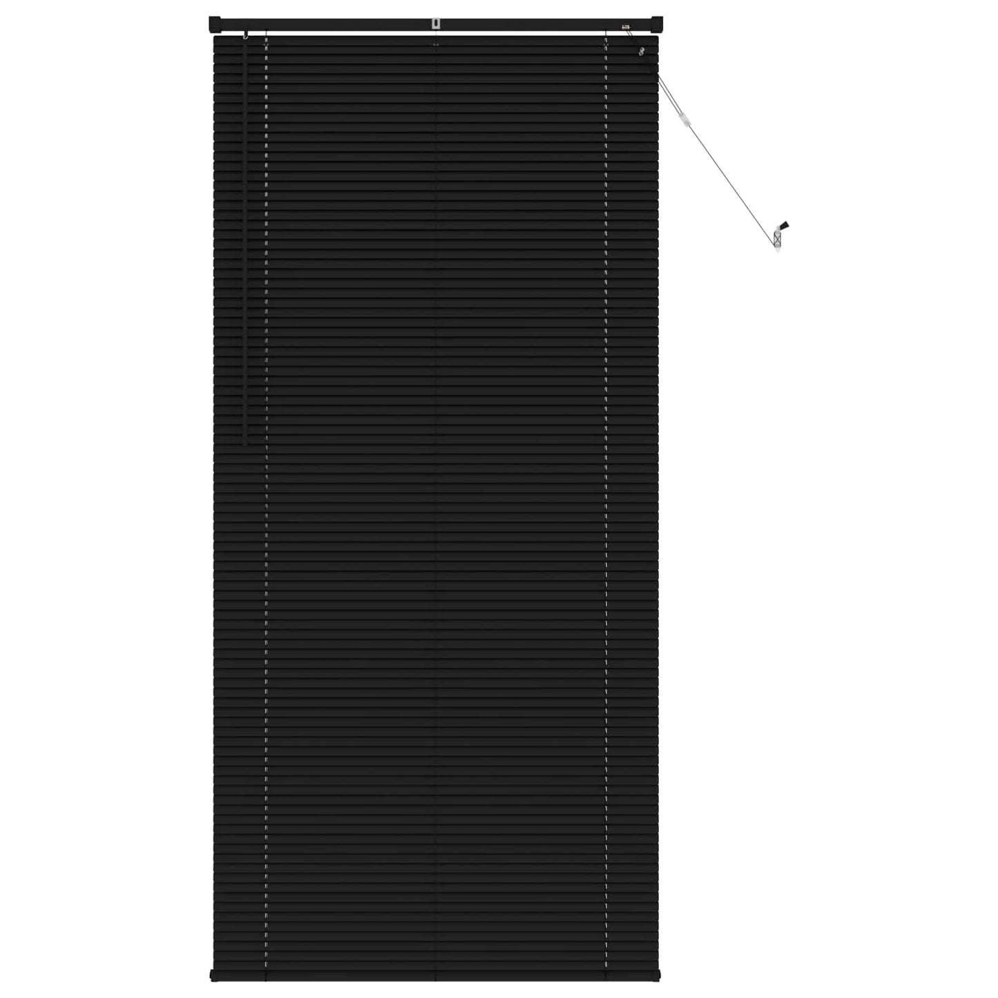 Tenda Veneziana Nero 213 x 90 cm 25 mm PVC