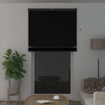 Tenda Veneziana Nero 213 x 120 cm 25 mm PVC