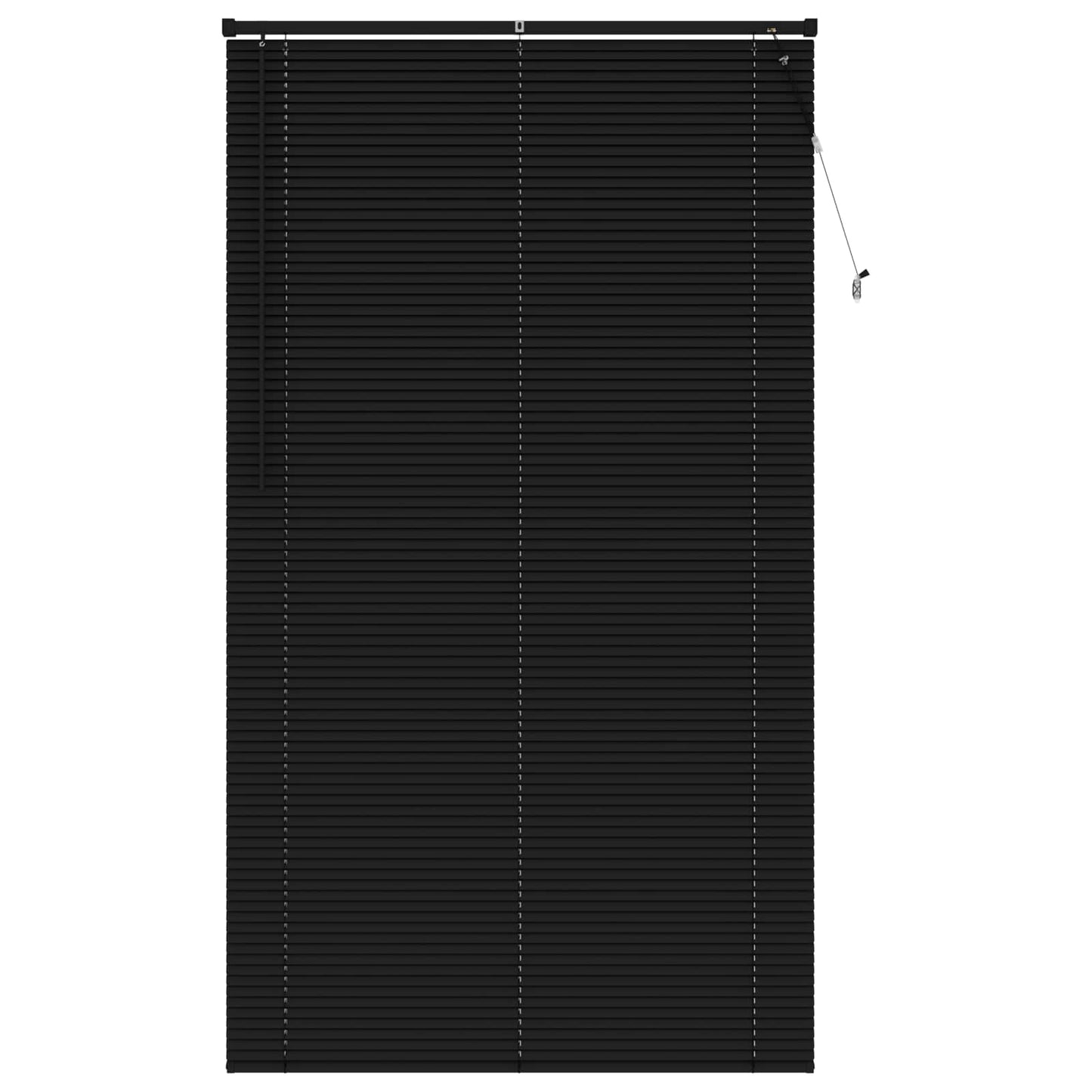Tenda Veneziana Nero 213 x 120 cm 25 mm PVC