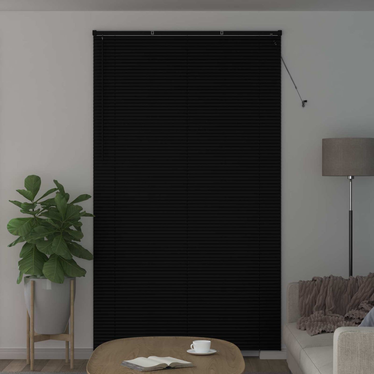 Tenda Veneziana Nero 213 x 130 cm PVC | homemem39
