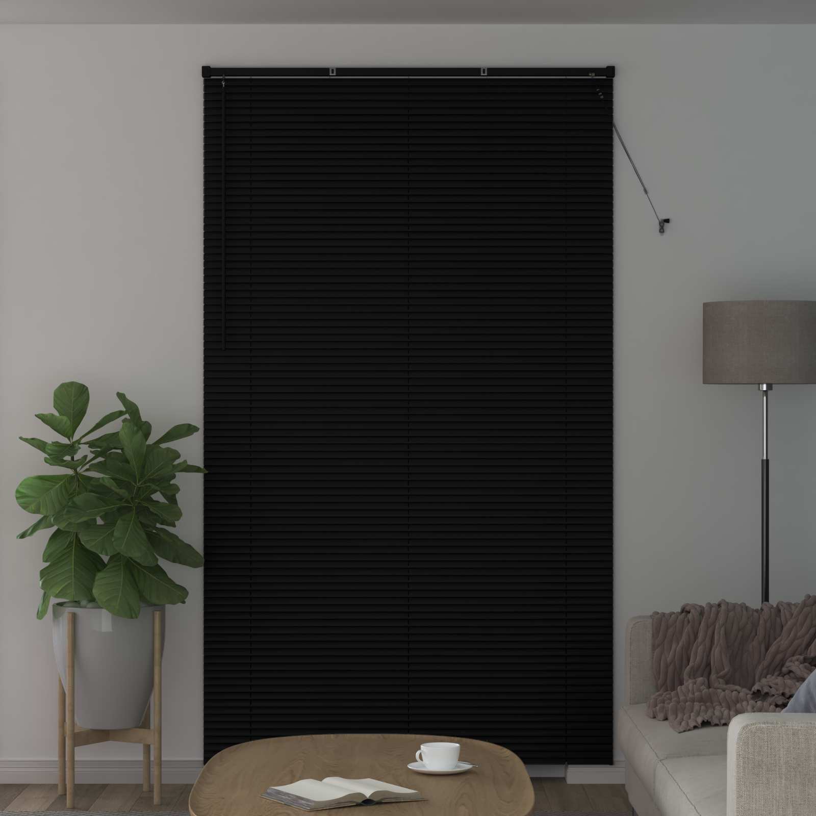 Tenda Veneziana Nero 213 x 160 cm PVC | homemem39