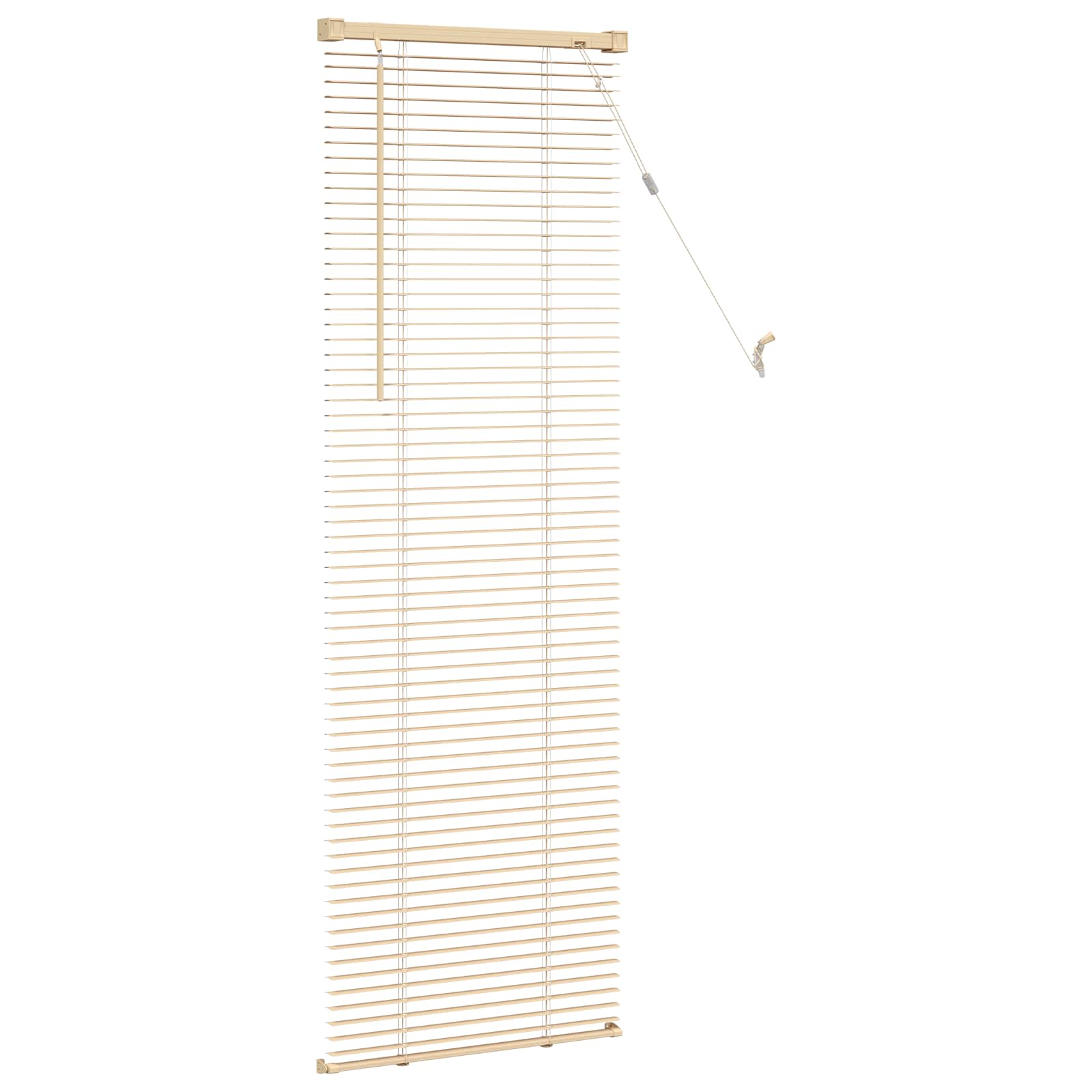 Tenda Veneziana Marrone Chiaro con Motivo 150 x 40 cm PVC | homemem39