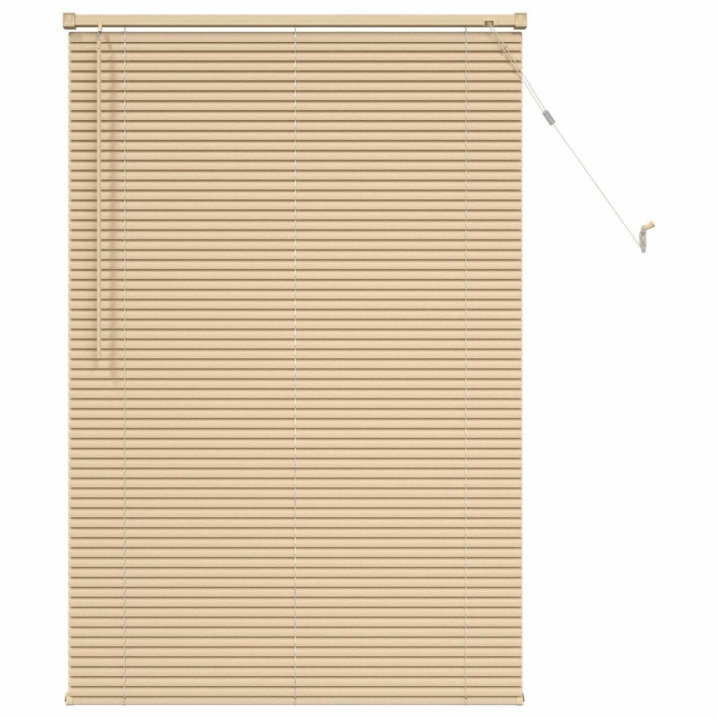 Tenda Veneziana Marrone Chiaro con Motivo 150 x 70 cm 25 mm PVC